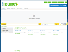 Tablet Screenshot of multiinsumos.com